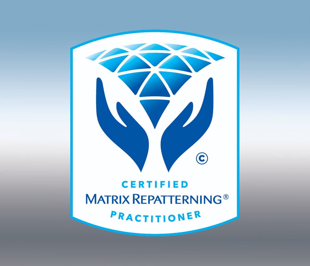 Certified Matrix Repatterning Practitioner Official Certified Matrix Repatterning Practitioner badge representing advanced training in Matrix Repatterning, a manual therapy technique focused on identifying and treating underlying areas of tension and dysfunction.